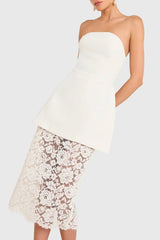 Jada Ivory MIDI Dress