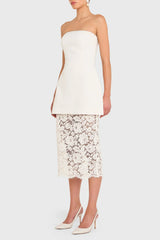 Jada Ivory MIDI Dress