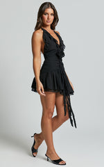 Runaway The Label - Zelie Mini Dress in Black