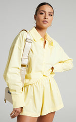 Terah Shirt - Button Up Shirt in Butter Yellow