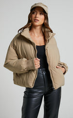 Windsor Jacket - Puffer Jacket in Beige