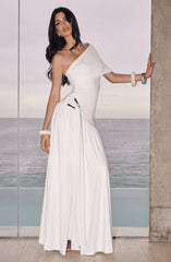 Monica Maxi Dress - White