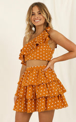 Rooftop Spritz Two Piece Set in Mustard Spot
