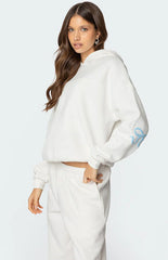 Edikted Bonney Bow Detail Hoodie