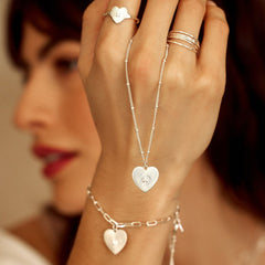 Sunburst Heart Necklace