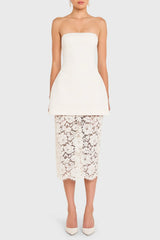 Jada Ivory MIDI Dress