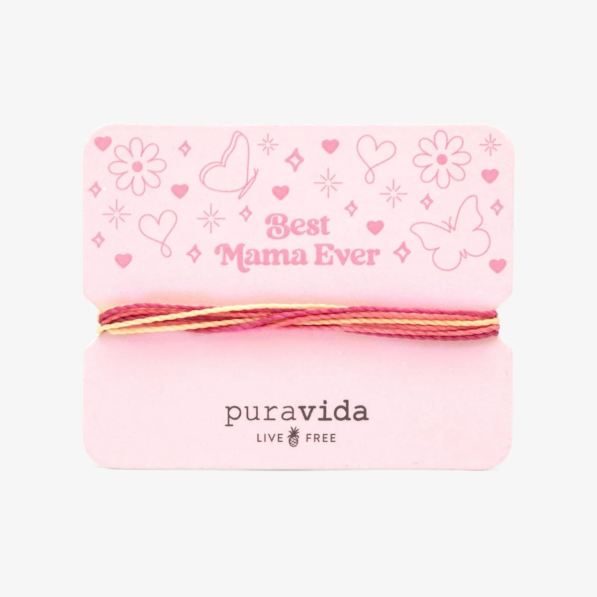 Best Mama Ever Bracelet Card