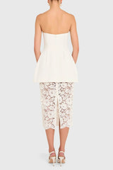 Jada Ivory MIDI Dress