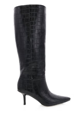 Billini - Billy Boots in Black Croc