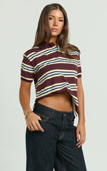 Lioness - Leisure Polo in Chocolate Multi