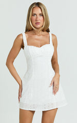 Lioness - Olsen Mini Dress in Porcelain