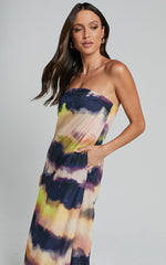 Runaway The Label - Oasis Strapless Dress in Storm