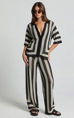 Seven Wonders -  Ziggy Pant in Black/Sand