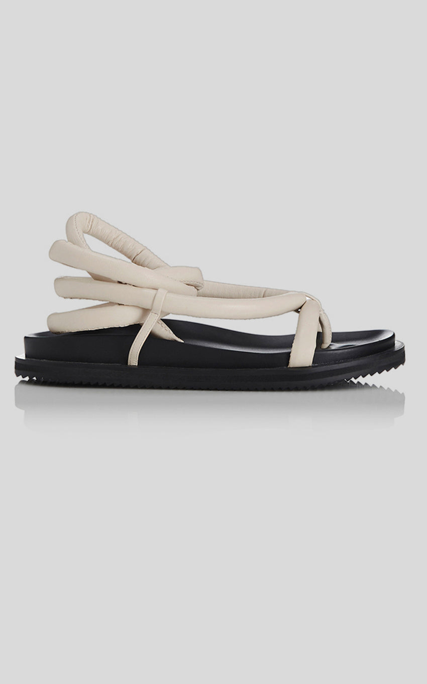 Alias Mae - Soki Sandals in BONE LEATHER