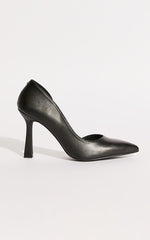 Therapy Shoes - Temptress Heels in Black PU