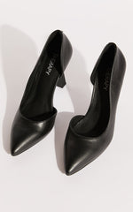 Therapy Shoes - Temptress Heels in Black PU