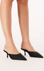 Billini - Wyonna Heels in Black Grosgain