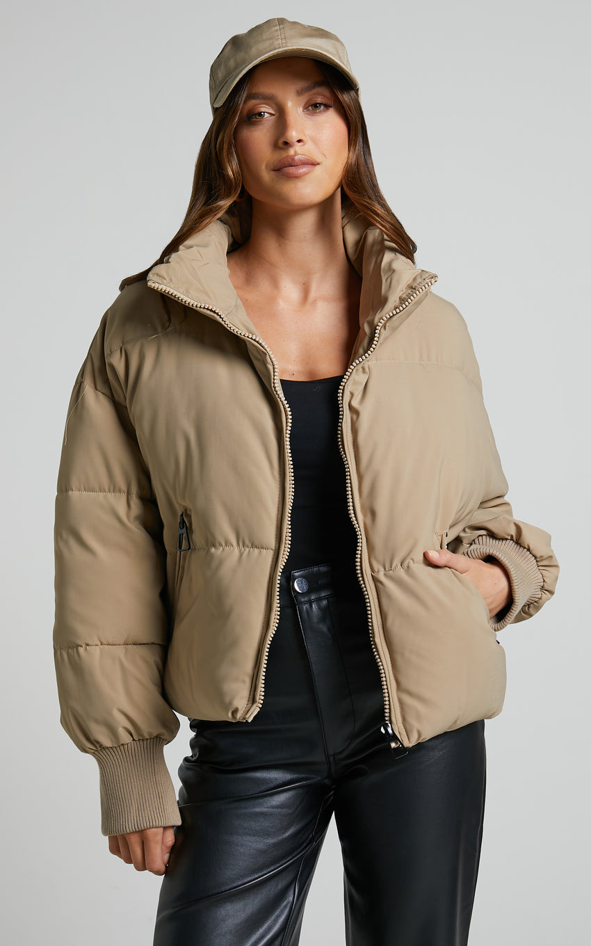 Windsor Jacket - Puffer Jacket in Beige