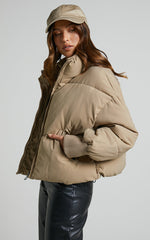 Windsor Jacket - Puffer Jacket in Beige