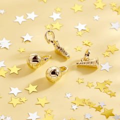Harper Statement Soccer Ball Charm