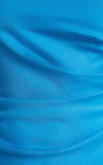 Big Love Mini Dress - Square Neck Bodycon Dress in Electric Blue