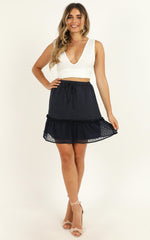 Open Options Skirt In Navy